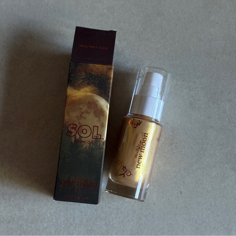 ColourPop SOL Glow Oil Twilight New Moon It’s a Wolf Thing